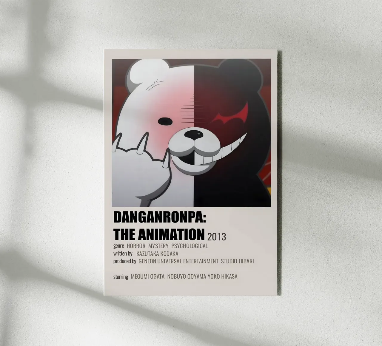 DANGANRONPA THE ANIMATION 2013 alluminio dibond da Totoya