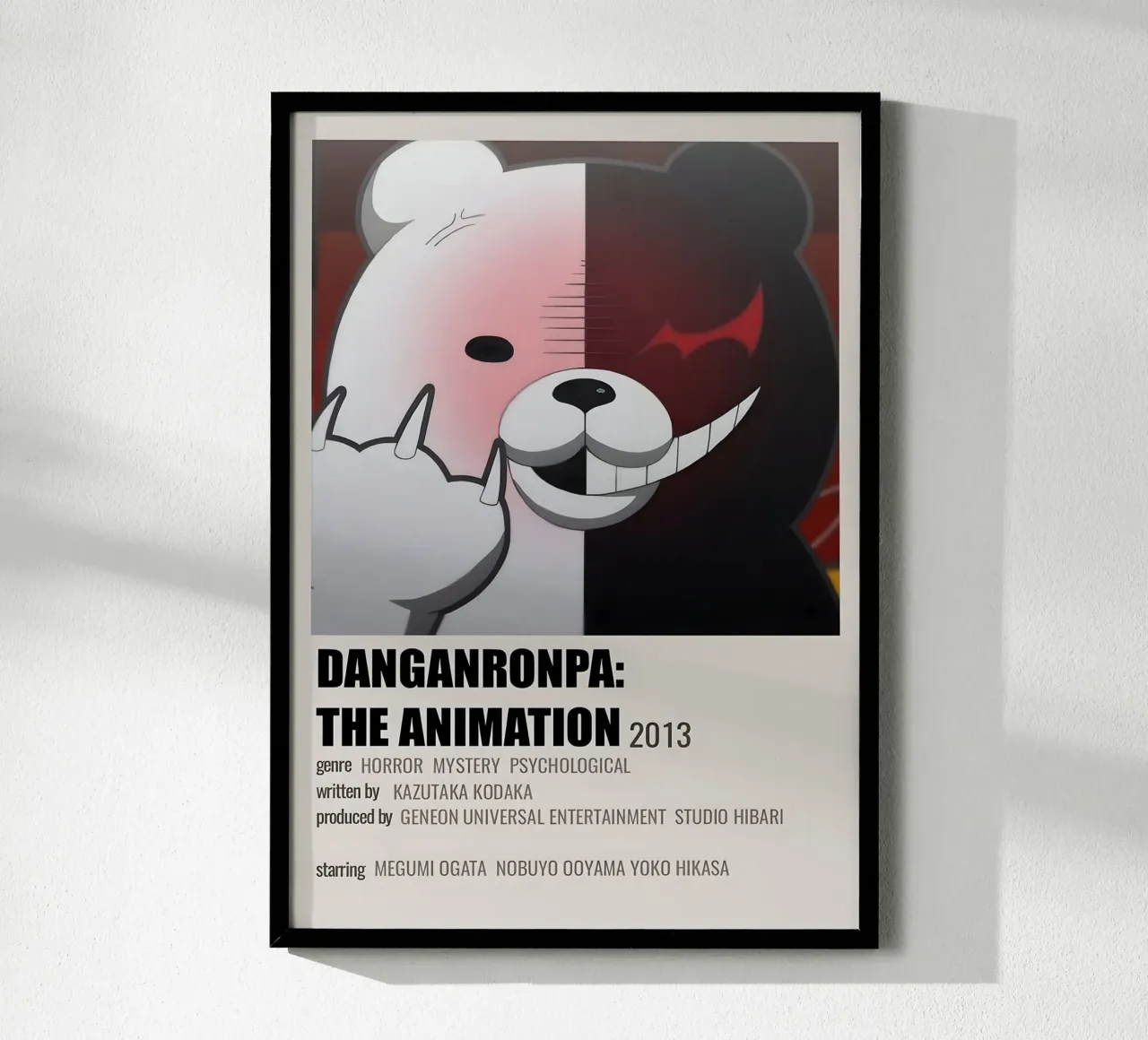 DANGANRONPA THE ANIMATION 2013 carta hahnemühle da Totoya