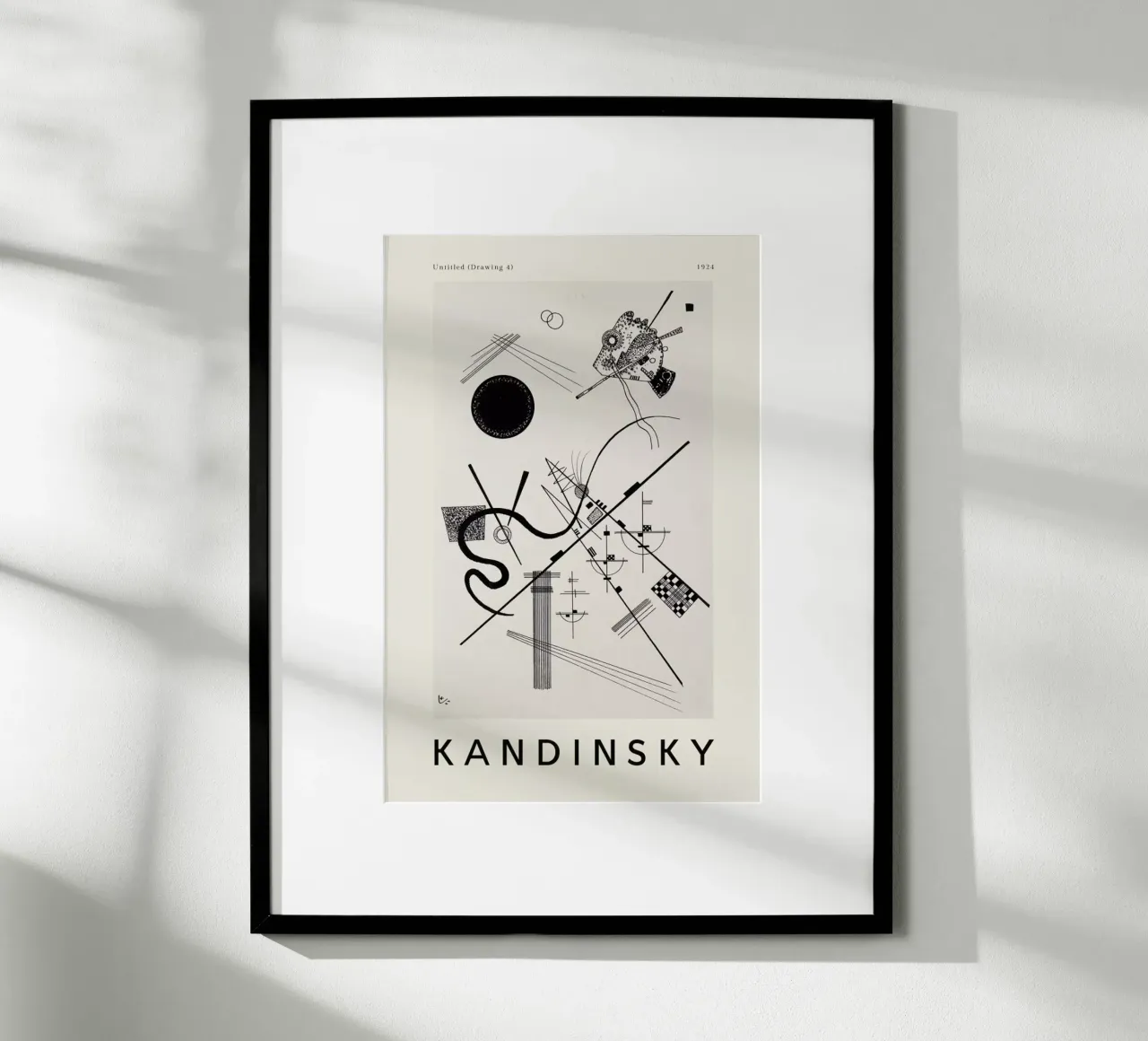 Kandinsky - Untitled (Drawing 4) poster da ARTOTHEK