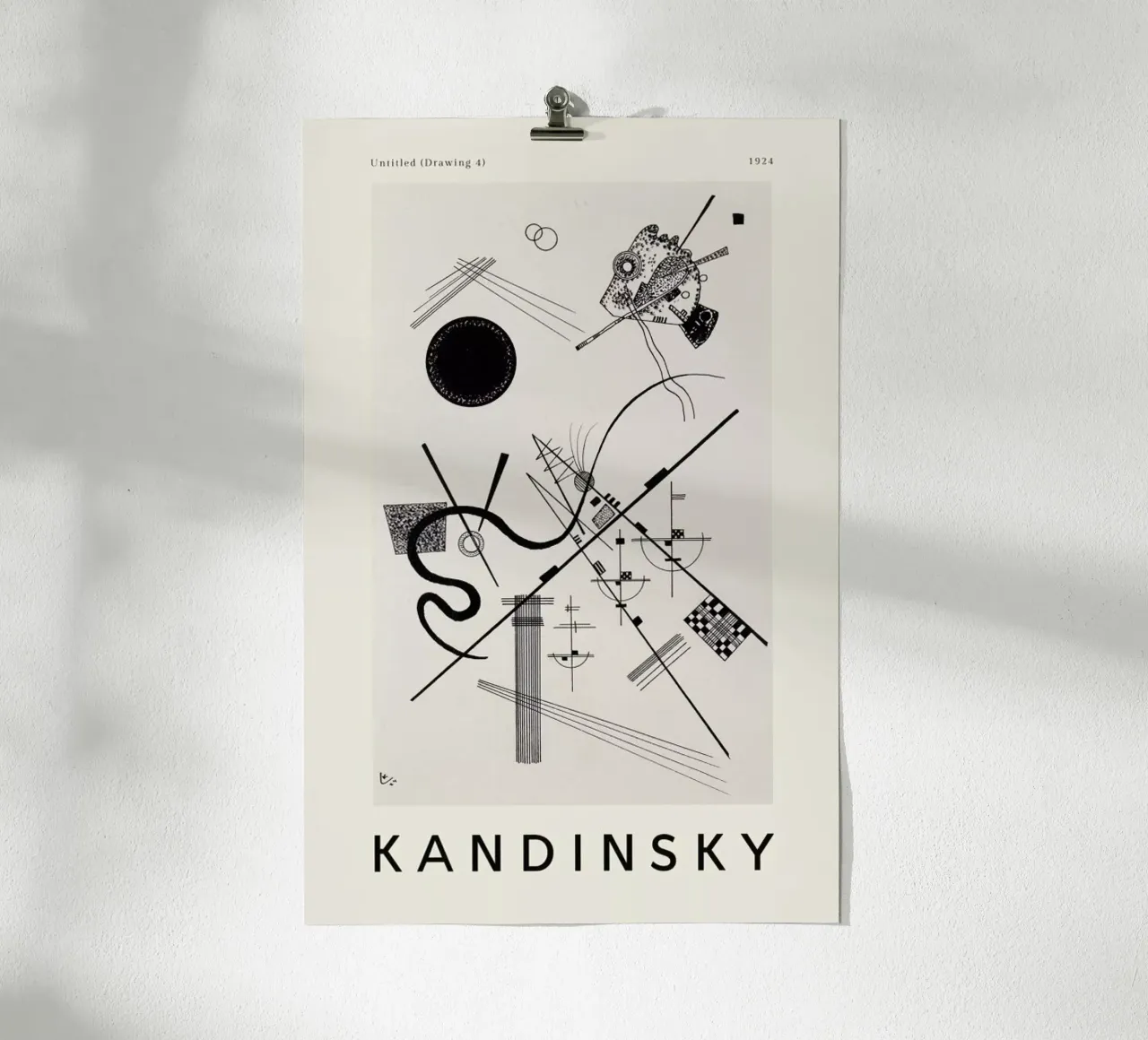 Kandinsky - Untitled (Drawing 4) poster da ARTOTHEK