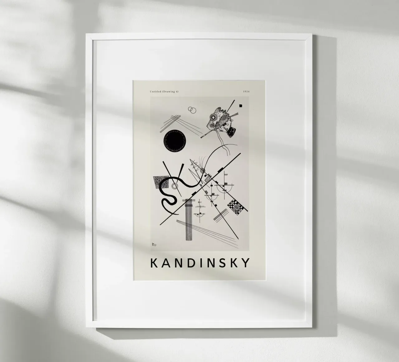 Kandinsky - Untitled (Drawing 4) poster da ARTOTHEK