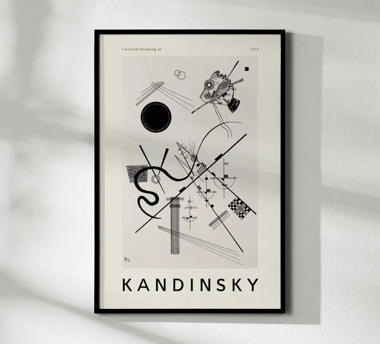 Kandinsky - Untitled (Drawing 4) poster da ARTOTHEK