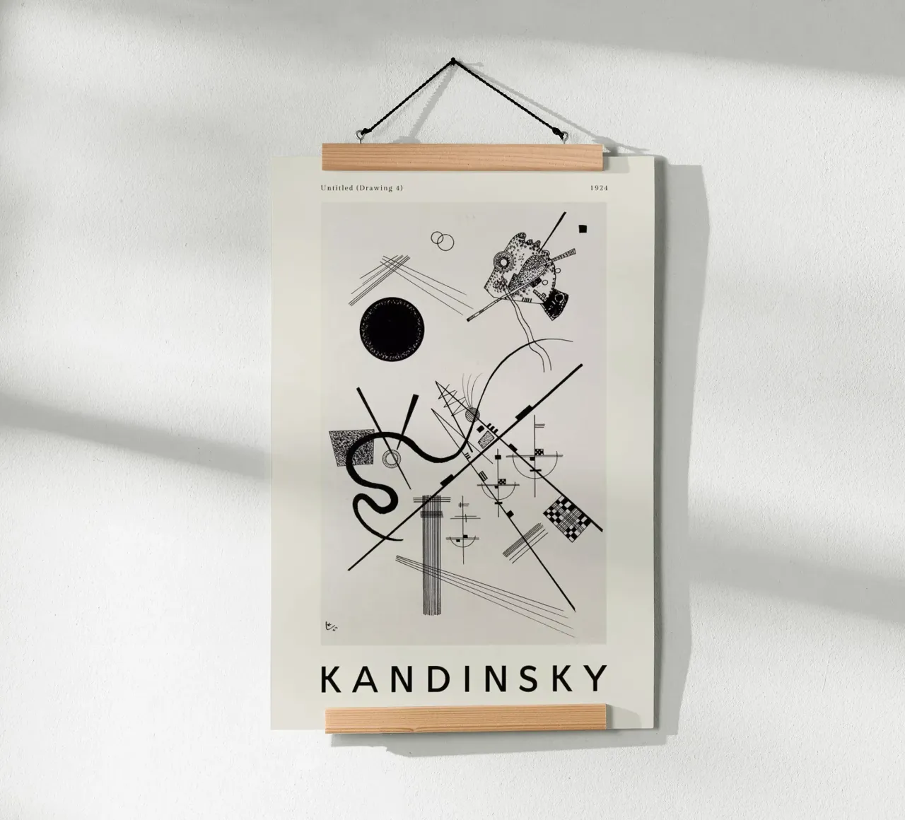 Kandinsky - Untitled (Drawing 4) poster da ARTOTHEK