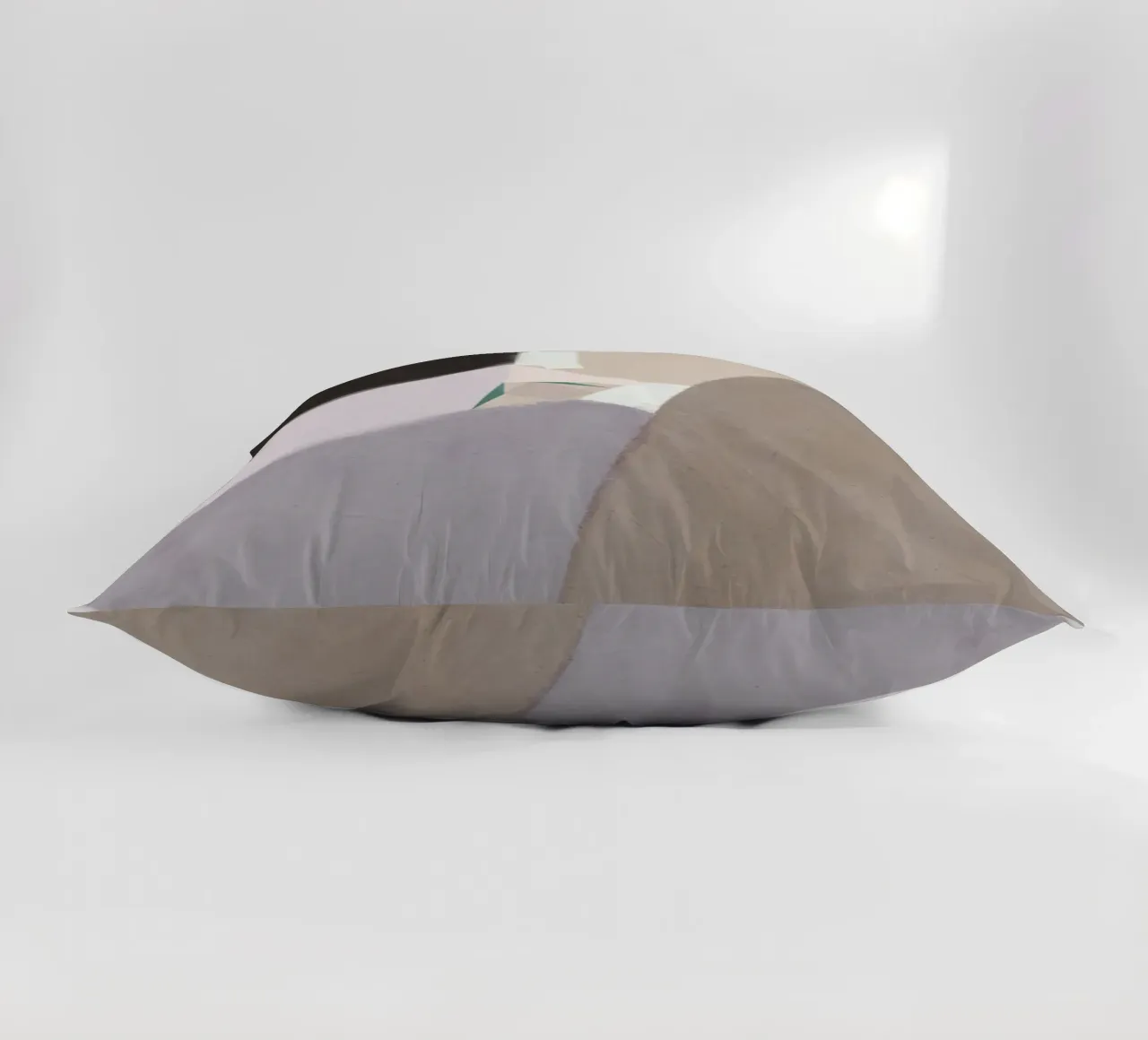 Composizione astratta di forme mute cuscino da Little Dean