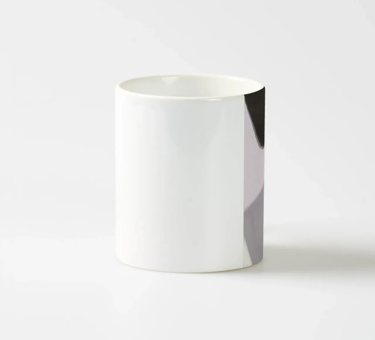 Gedempte vormen abstracte compositie keramische mok van Little Dean