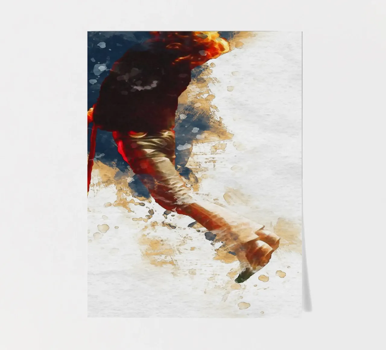 Smudge of Portrait Jim Morrison sticker sheet by Gunawan Rb