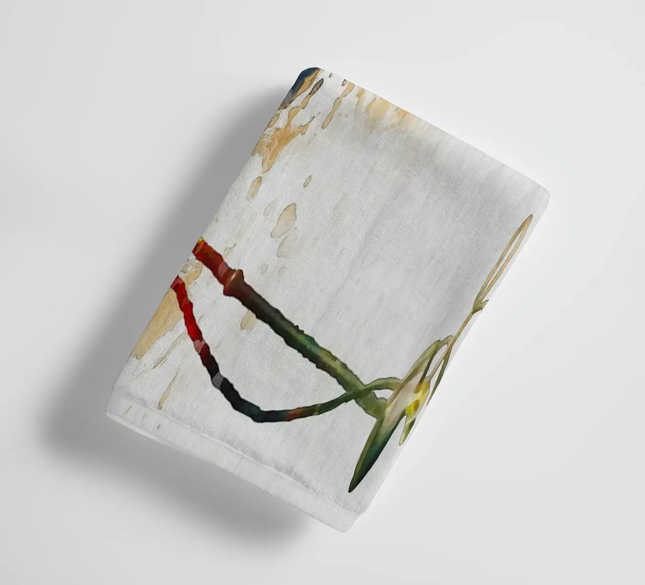 Smudge of Portrait Jim Morrison towel by Gunawan Rb
