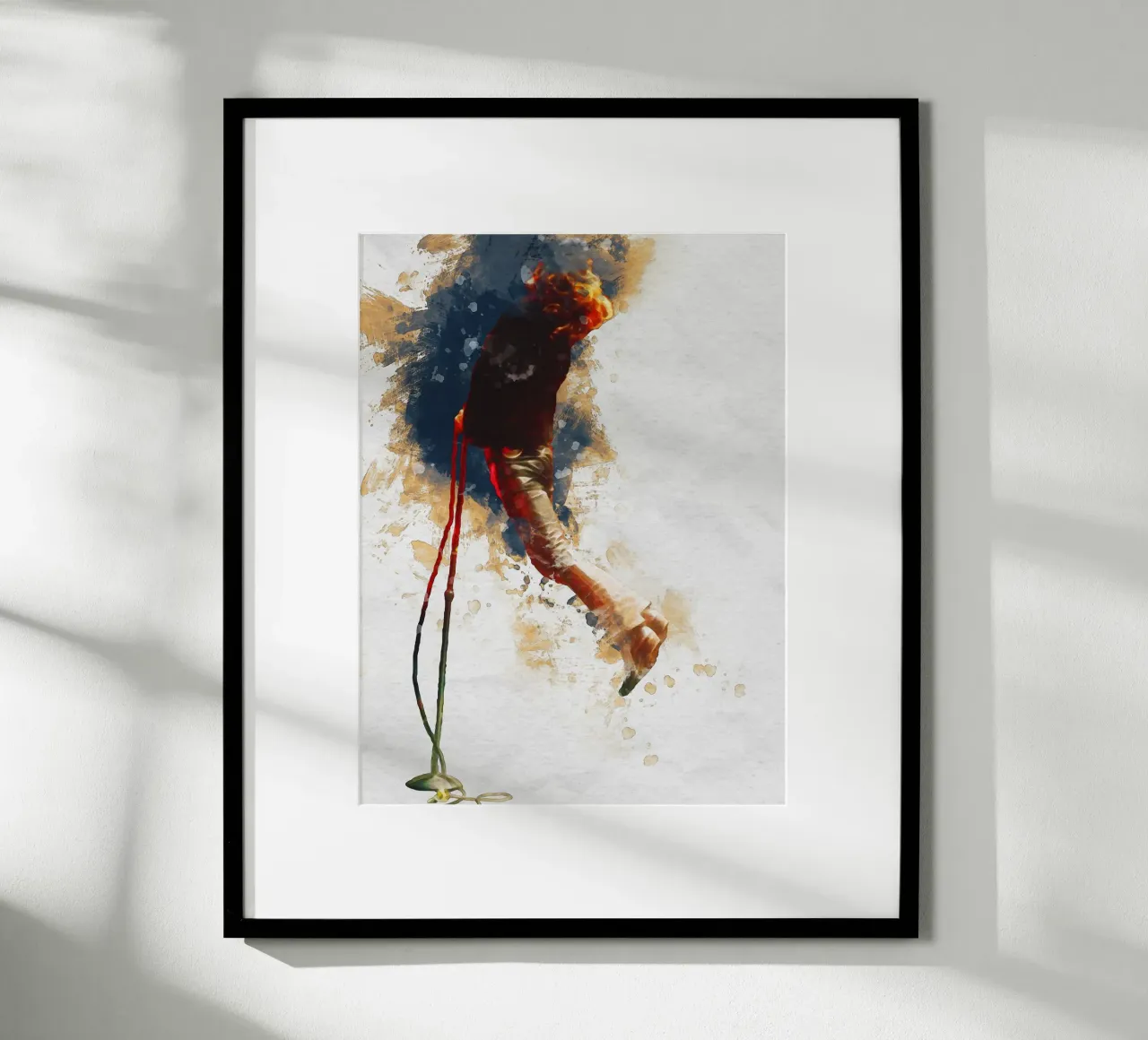 Smudge von Porträt Jim Morrison Hahnemühle von Gunawan Rb
