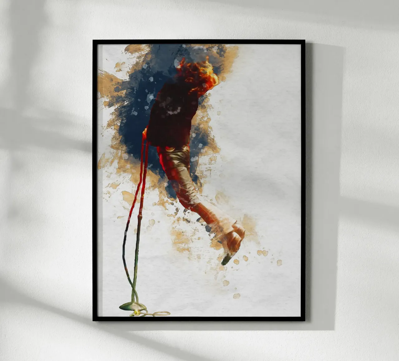 Smudge von Porträt Jim Morrison Hahnemühle von Gunawan Rb