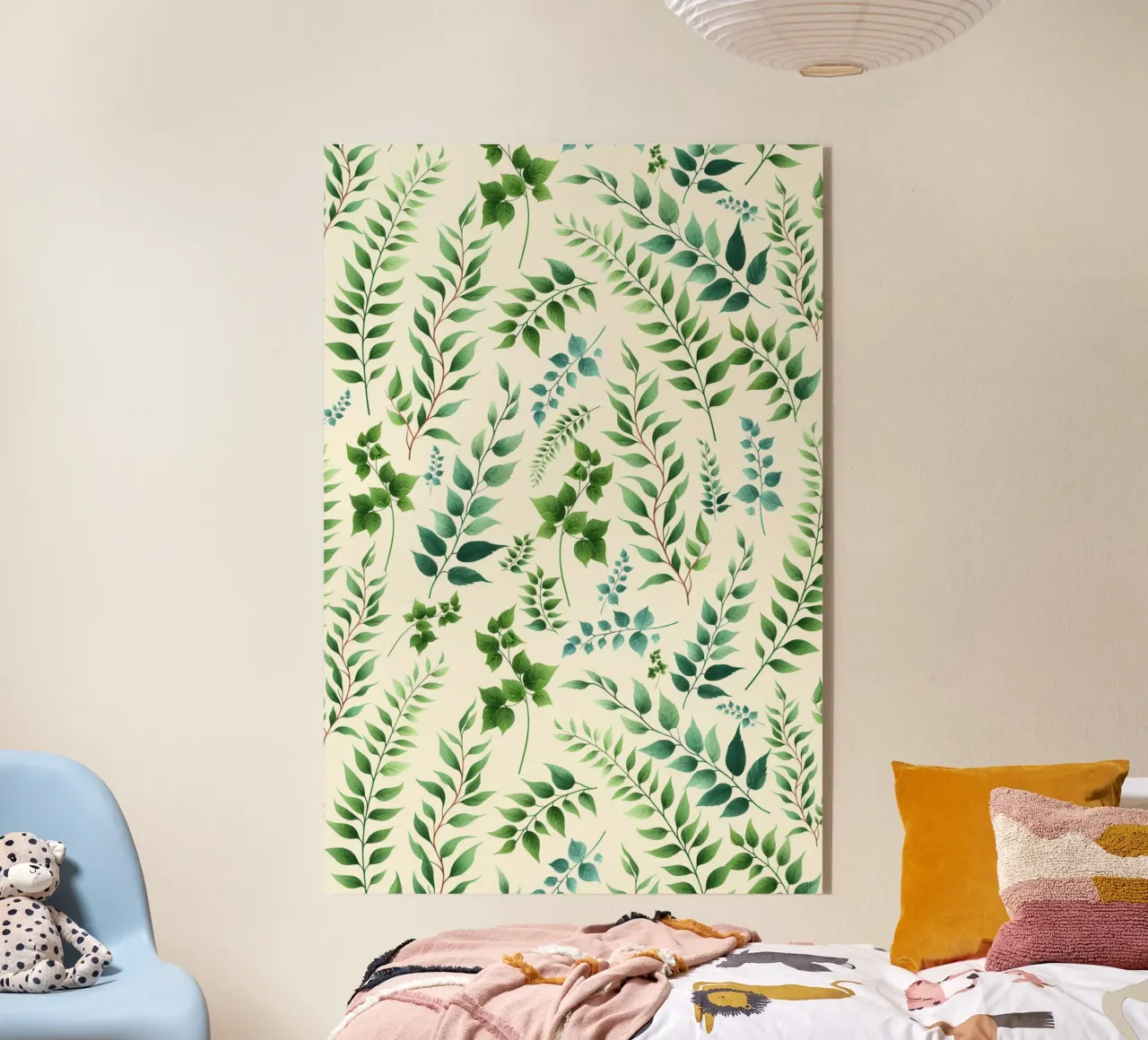 Greenery Botanical Print Verde metacrilato de SilverPegasus
