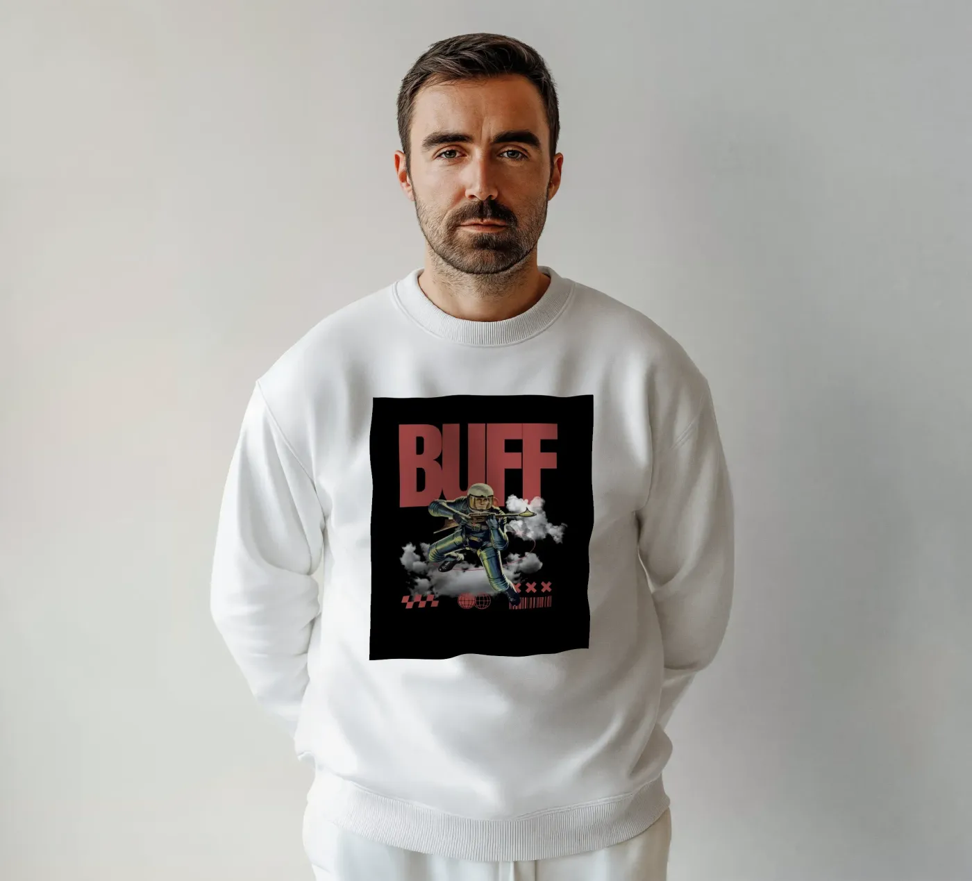 BUFF felpa da SMRT STUDIO