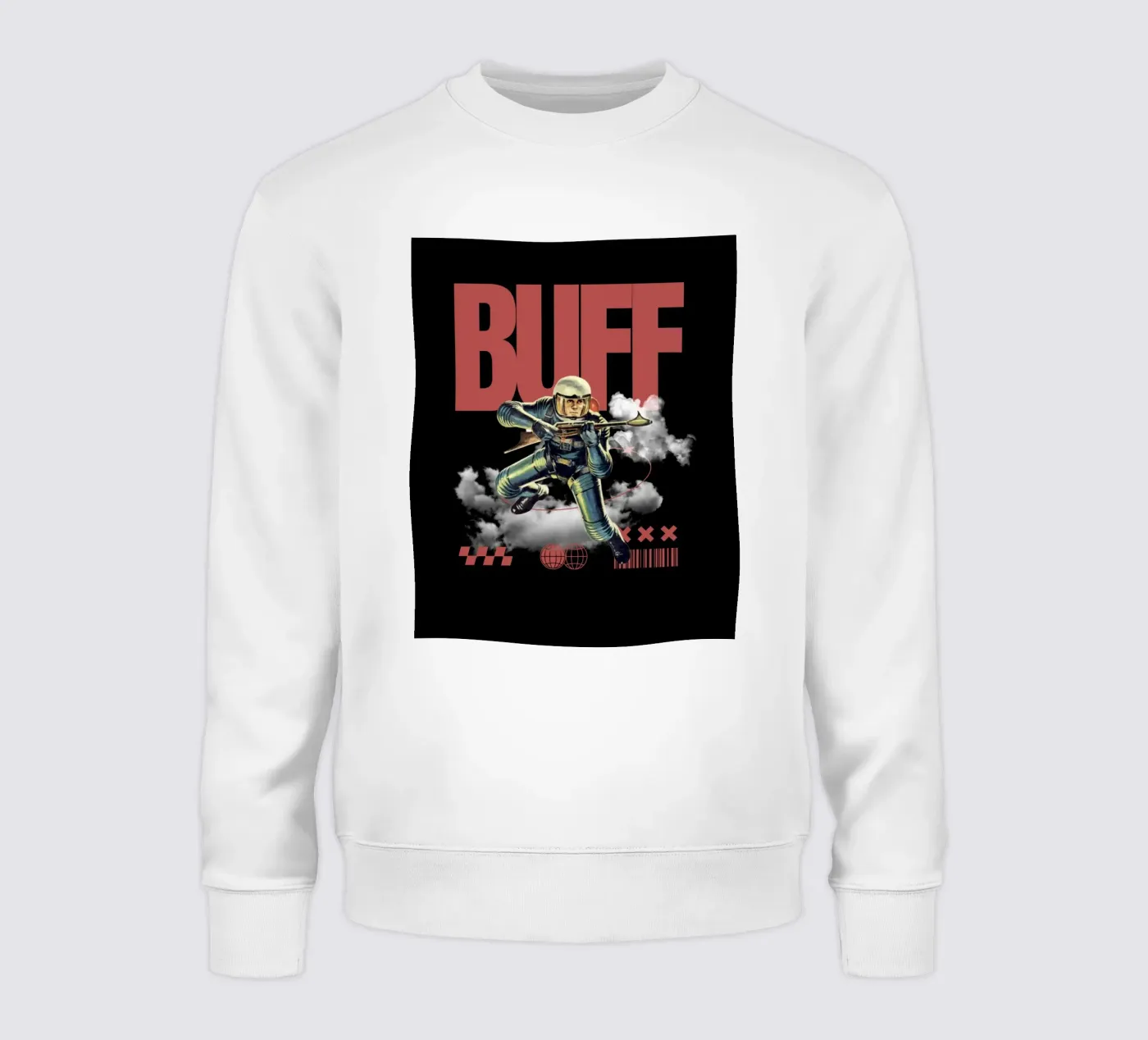 BUFF felpa da SMRT STUDIO