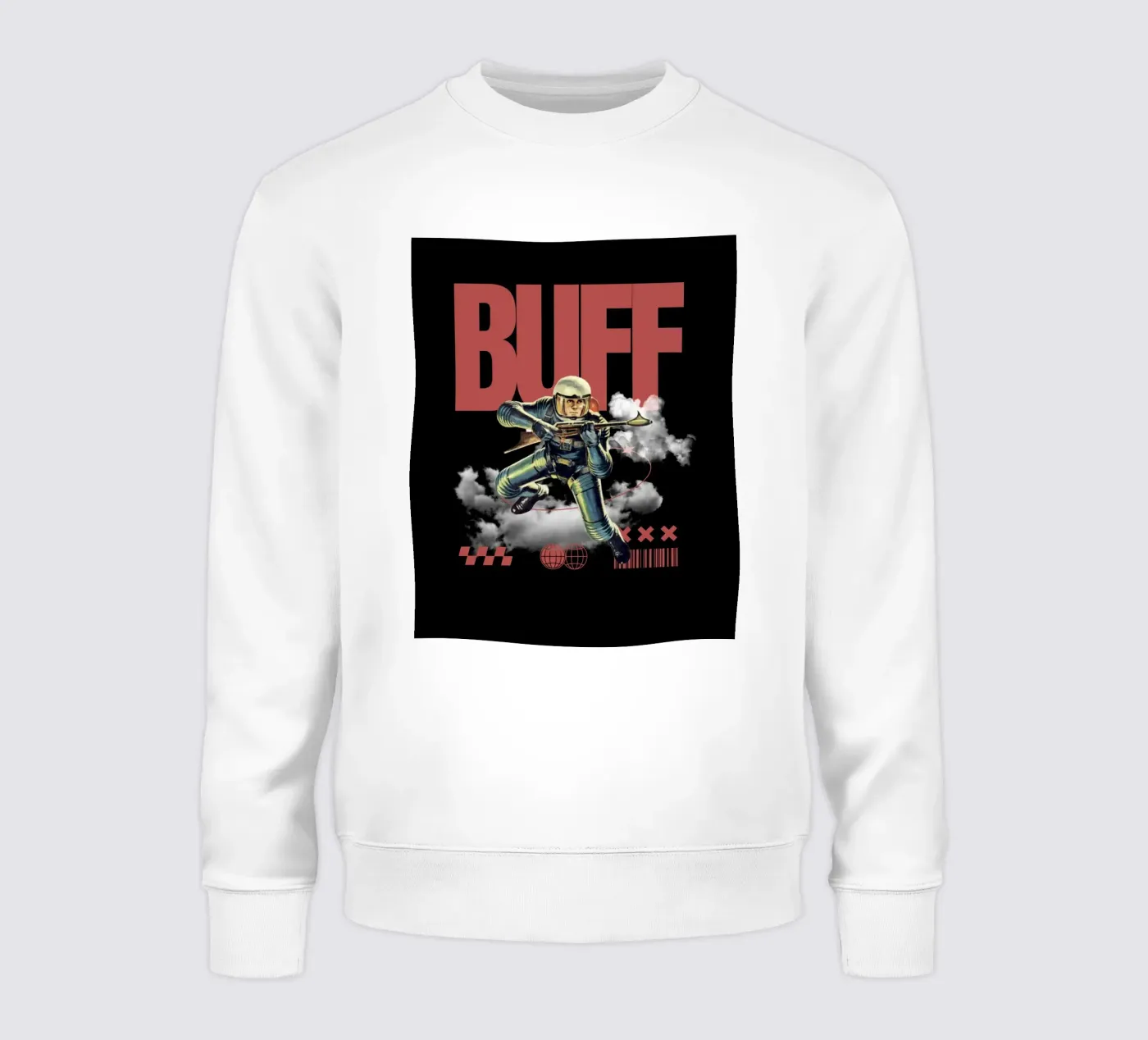 BUFF felpa da SMRT STUDIO