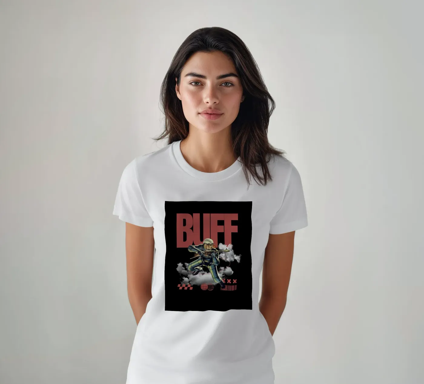 BUFF t-shirt da SMRT STUDIO