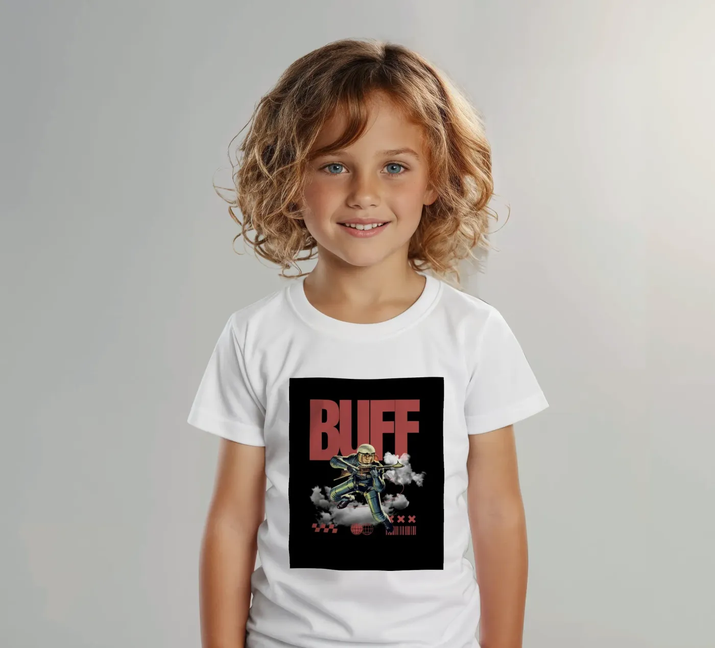 BUFF Kinder T-Shirt von SMRT STUDIO
