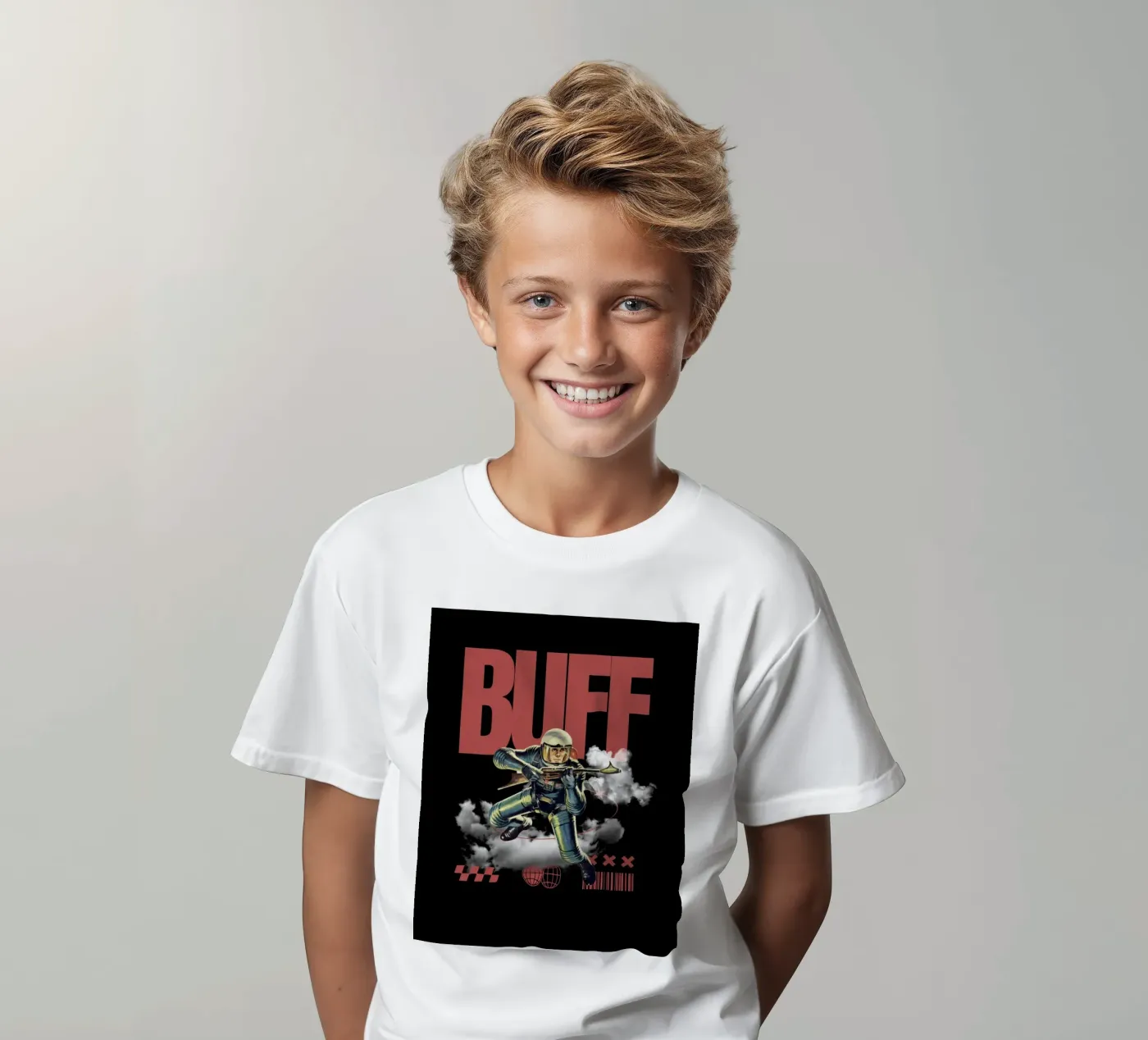 BUFF t-shirt bambini da SMRT STUDIO