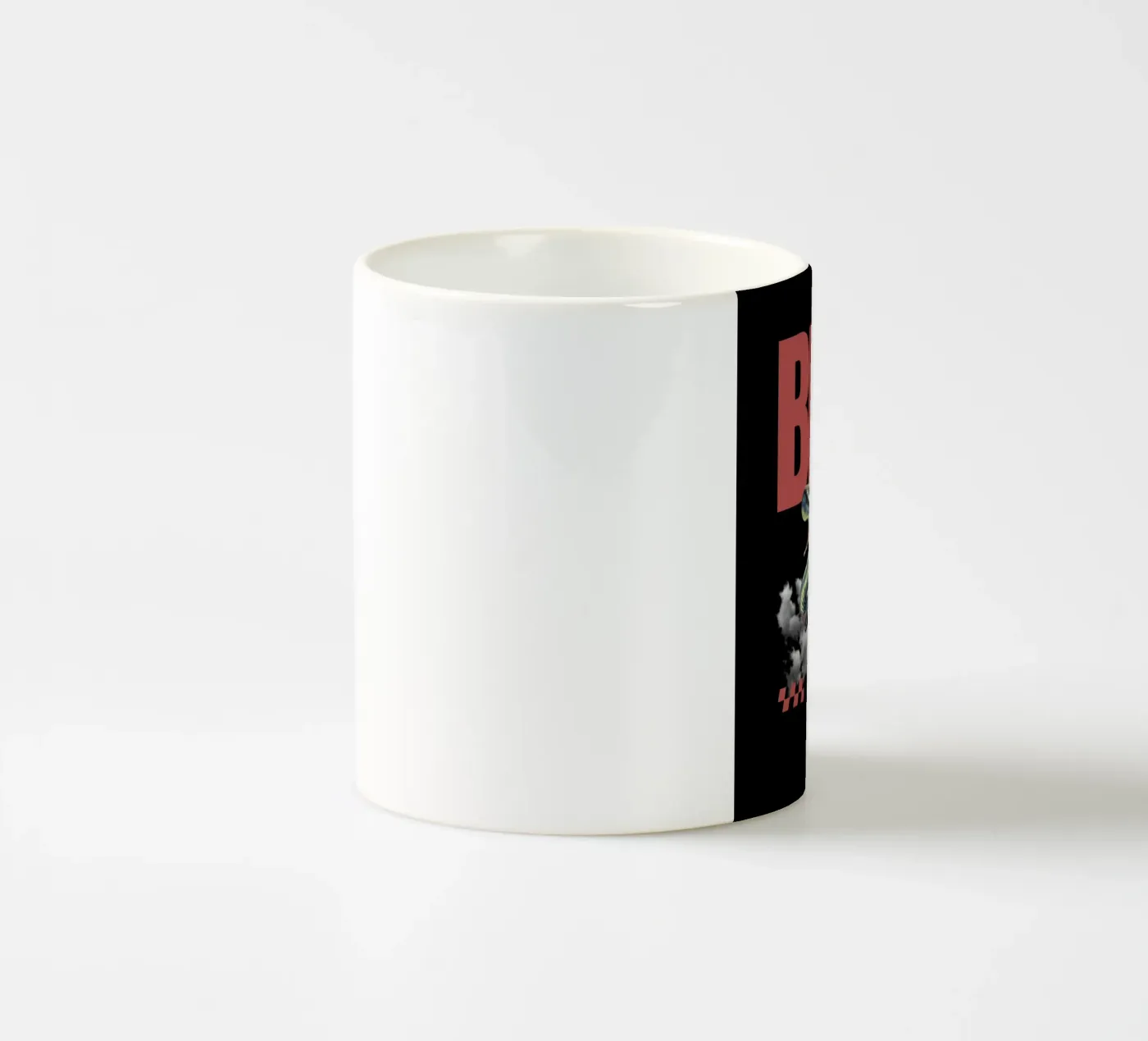 BUFF ceramic mug by SMRT STUDIO