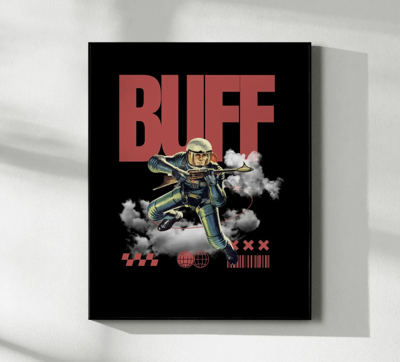 BUFF plexiglas de SMRT STUDIO
