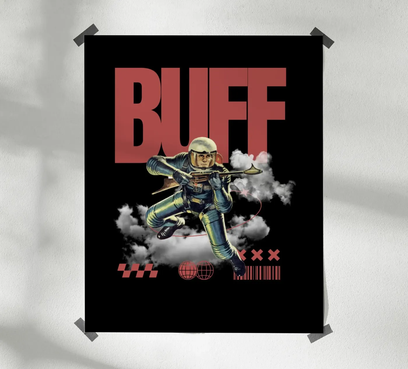 BUFF poster de SMRT STUDIO