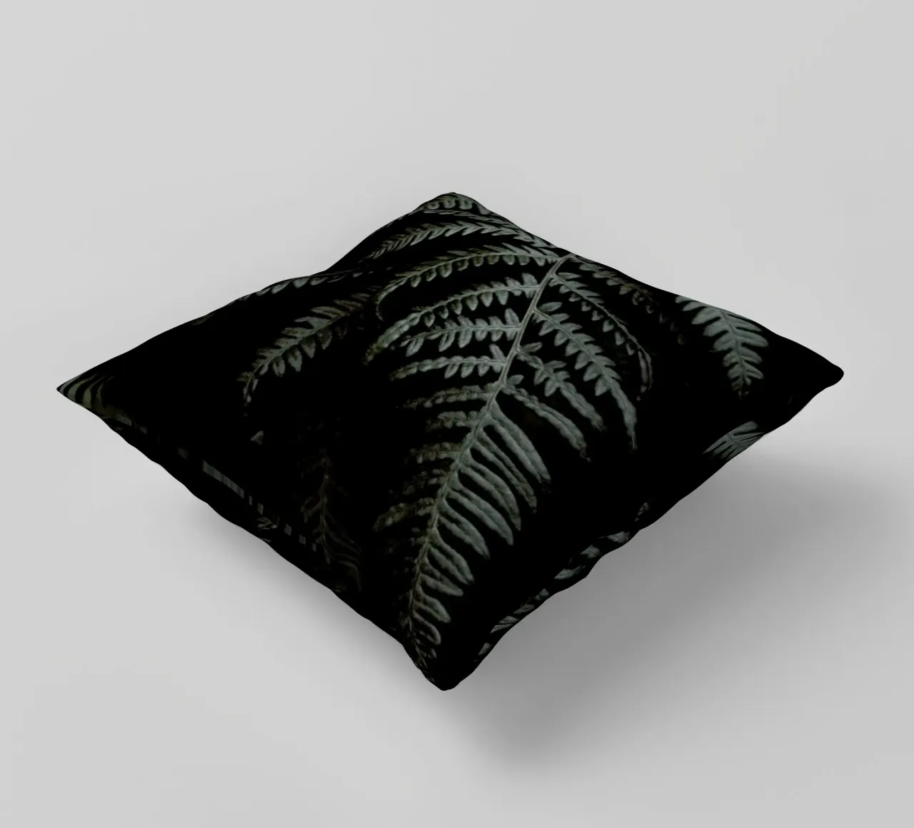Dark Forests Fern decorative cushion by Studio Nahili
