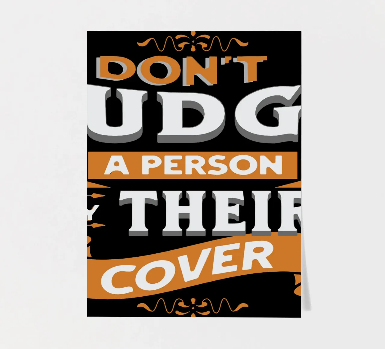 Don't Judge a Person by Their Cover sticker sheet by Gunawan Rb
