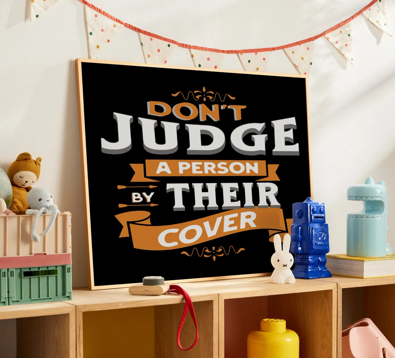 Don't Judge a Person by Their Cover poster by Gunawan Rb