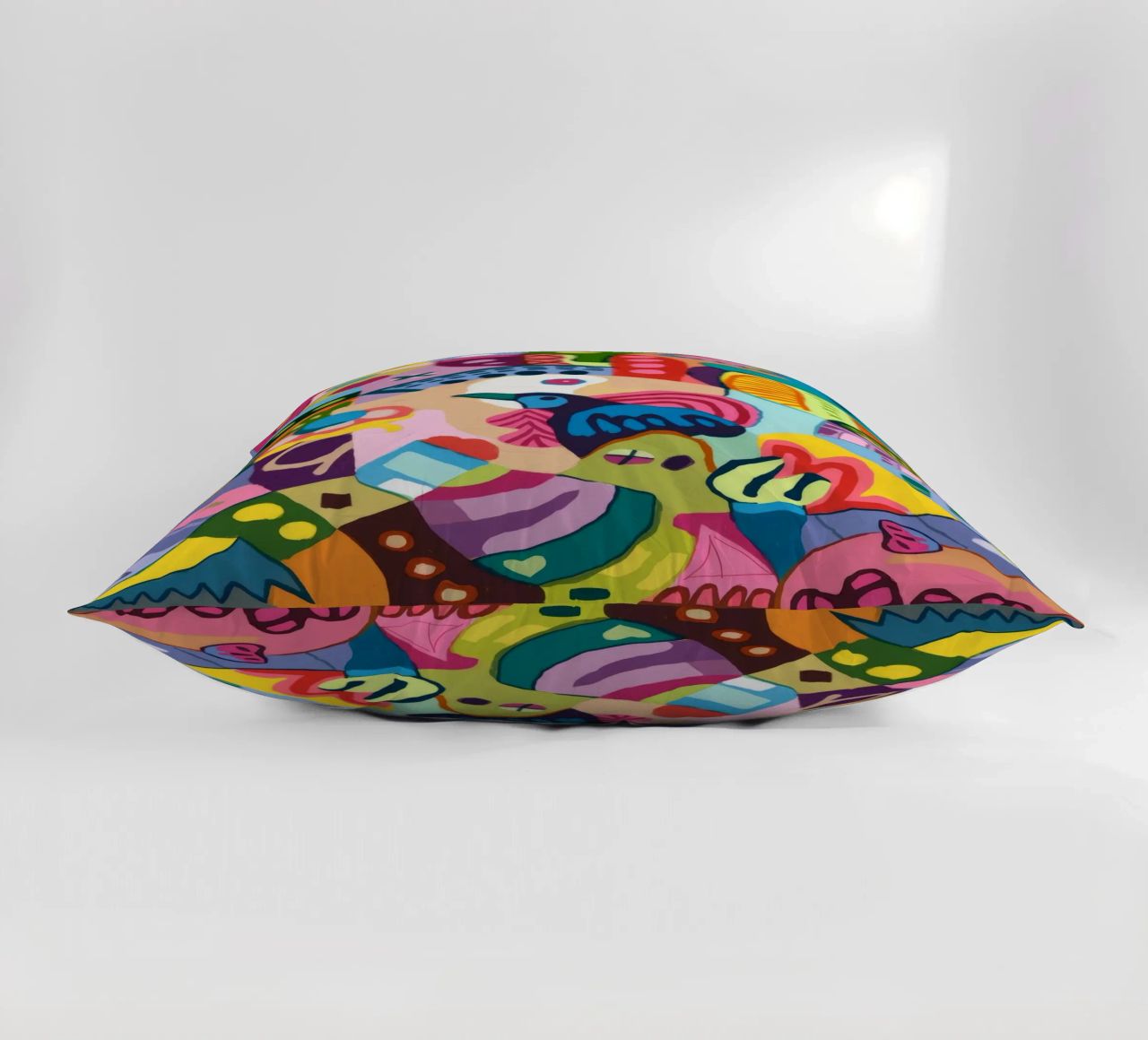Dynamic Abstract Symphony decorative cushion by Monarco Virtuoso