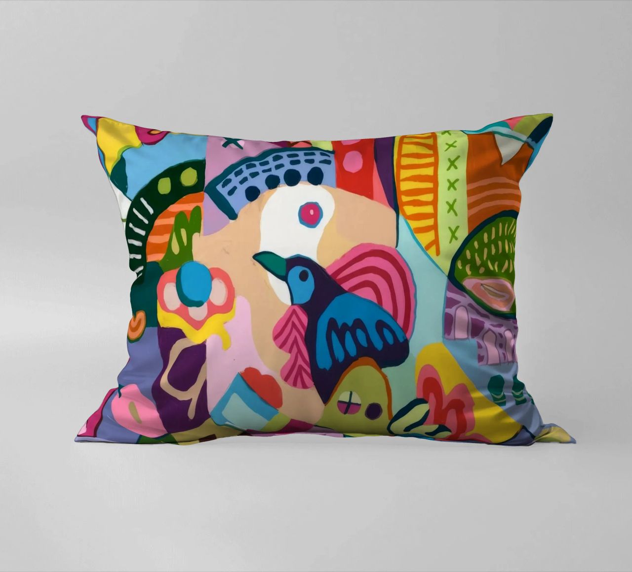 Dynamic Abstract Symphony decorative cushion by Monarco Virtuoso