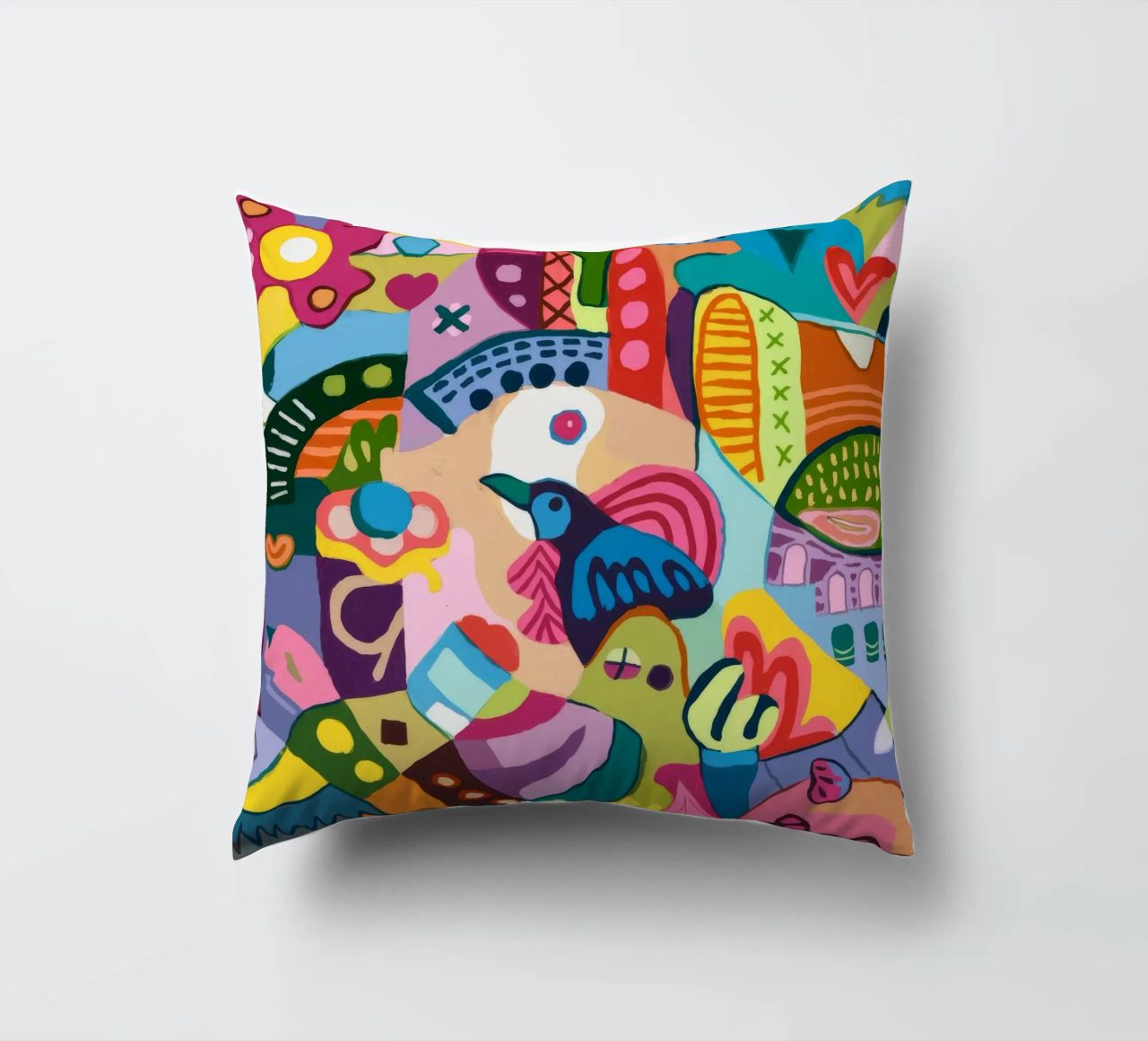 Dynamic Abstract Symphony decorative cushion by Monarco Virtuoso