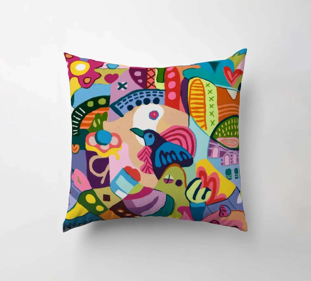 Dynamic Abstract Symphony decorative cushion by Monarco Virtuoso