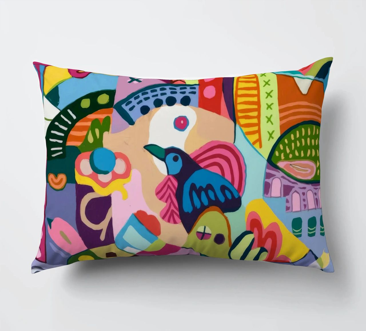 Dynamic Abstract Symphony decorative cushion by Monarco Virtuoso