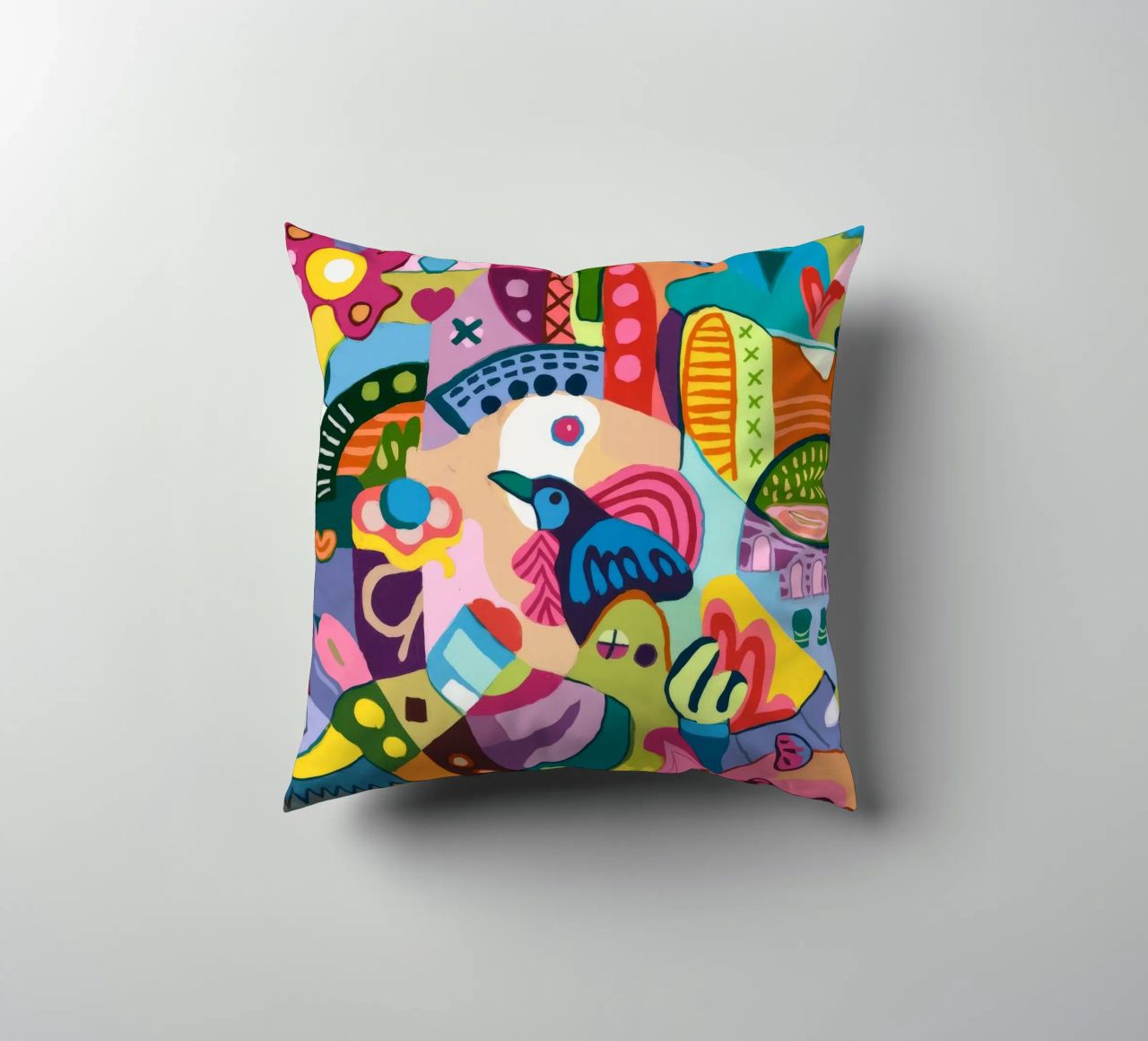 Dynamic Abstract Symphony decorative cushion by Monarco Virtuoso