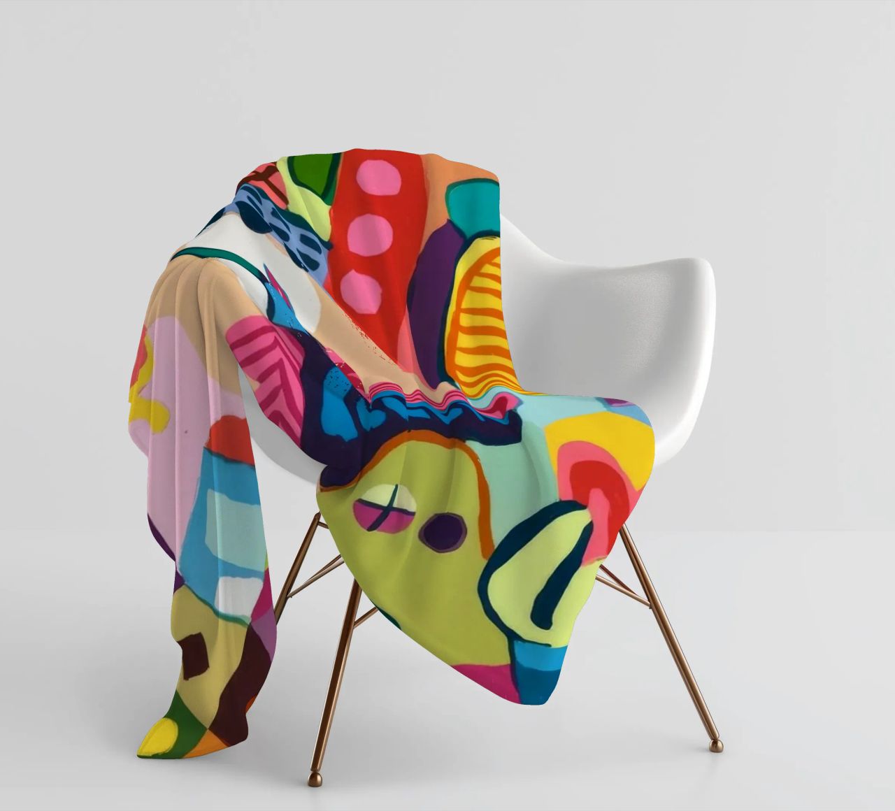 Dynamic Abstract Symphony fleece blanket by Monarco Virtuoso