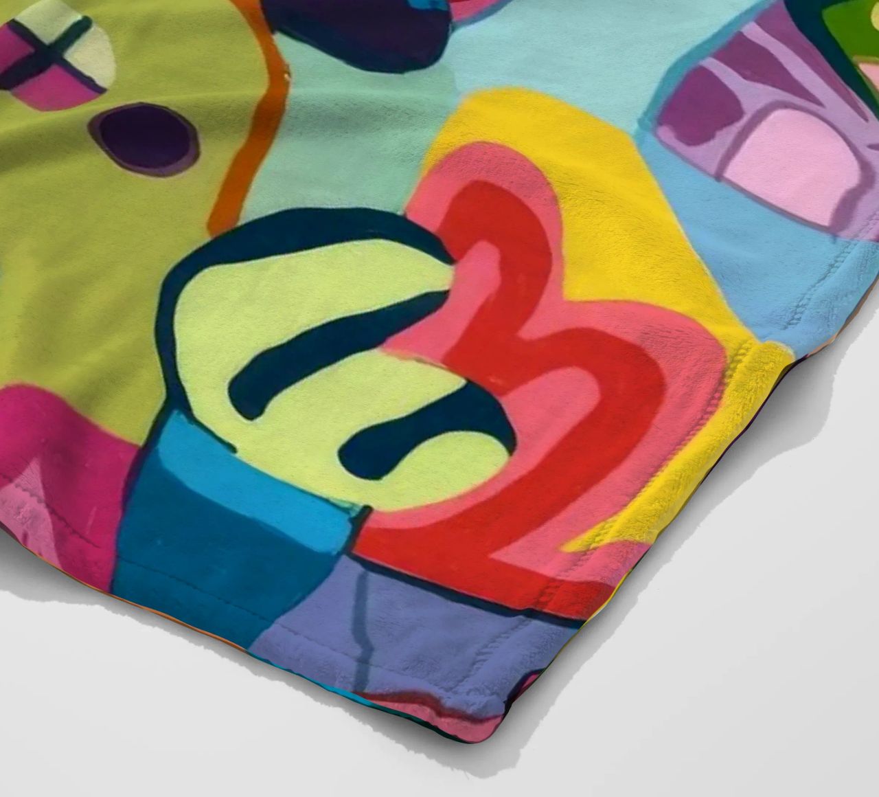 Dynamic Abstract Symphony fleece blanket by Monarco Virtuoso