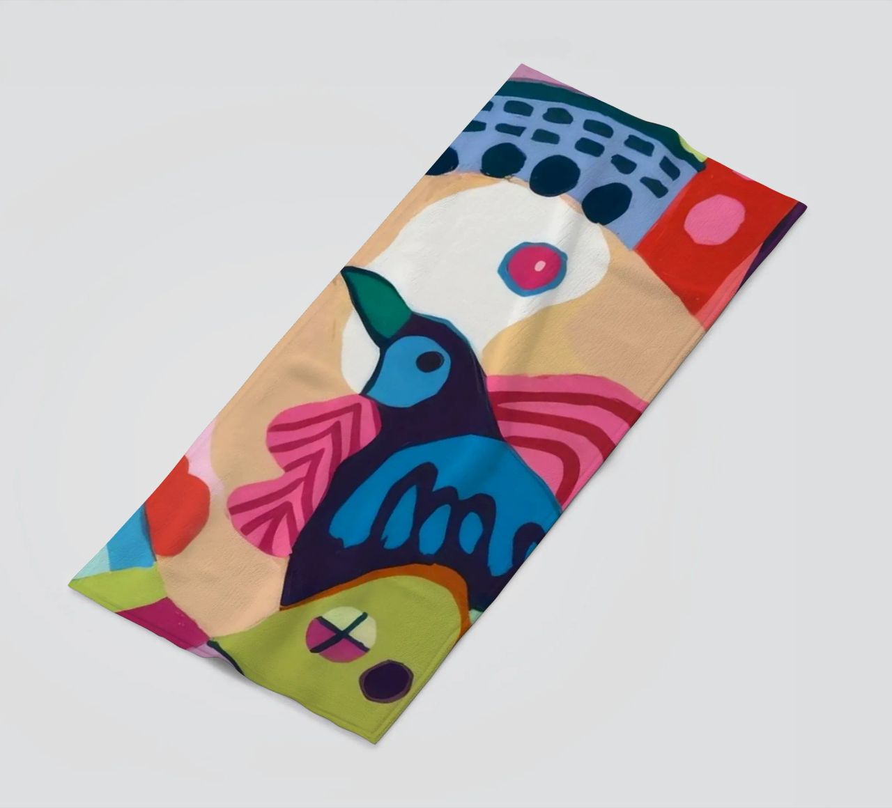 Dynamic Abstract Symphony beach towel by Monarco Virtuoso