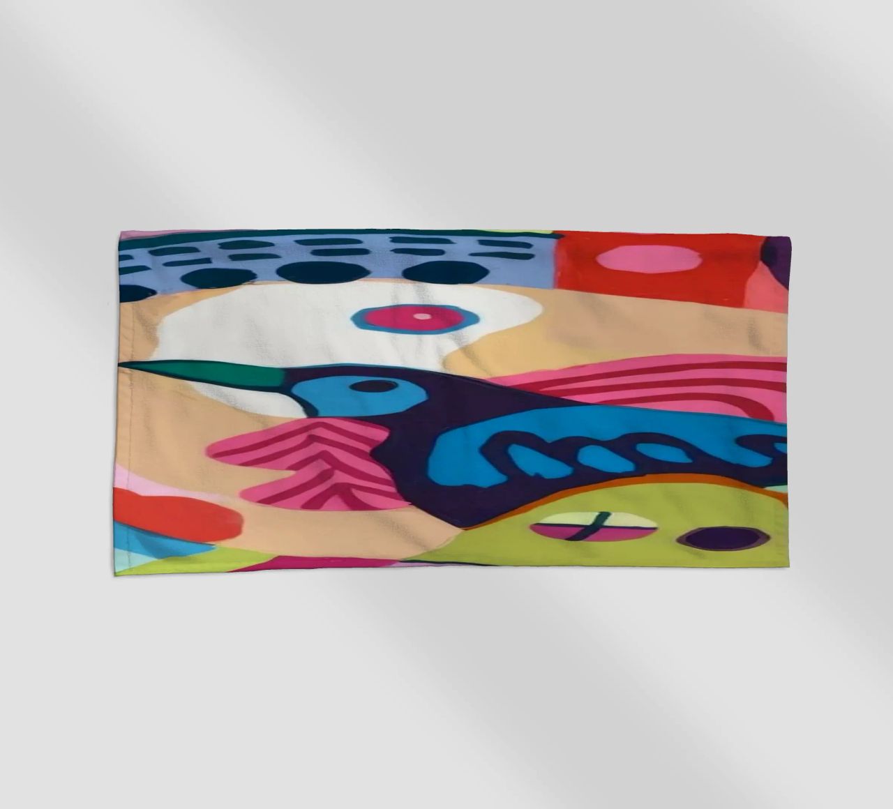 Dynamic Abstract Symphony beach towel by Monarco Virtuoso