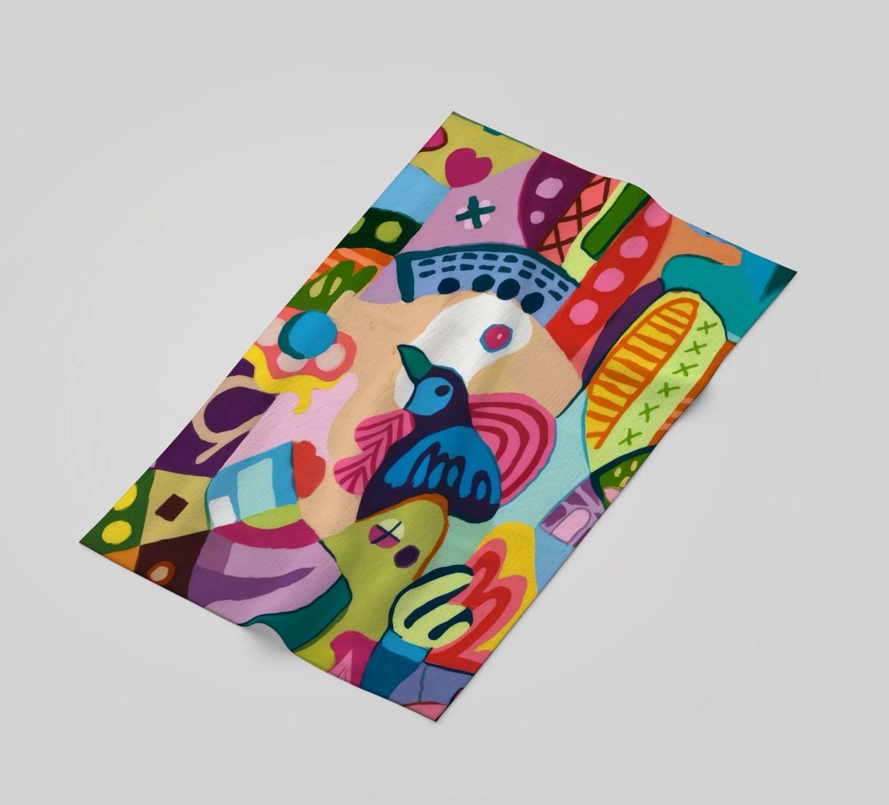 Dynamic Abstract Symphony beach towel by Monarco Virtuoso