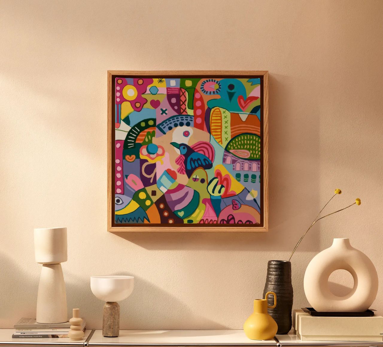 Dynamic Abstract Symphony canvas by Monarco Virtuoso