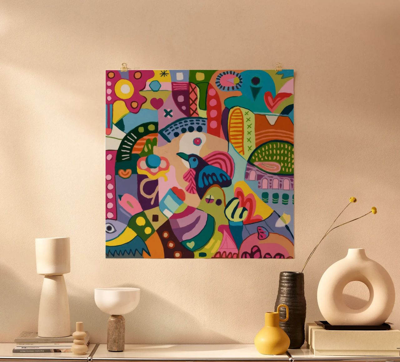 Dynamic Abstract Symphony poster by Monarco Virtuoso