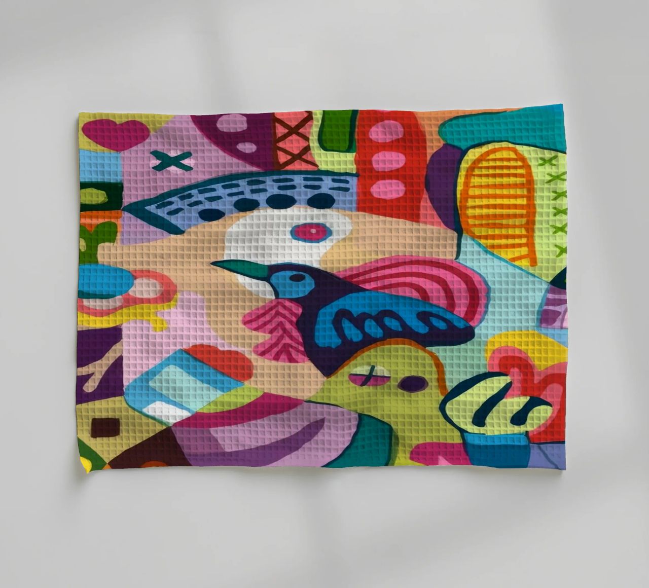 Dynamic Abstract Symphony tea towel by Monarco Virtuoso
