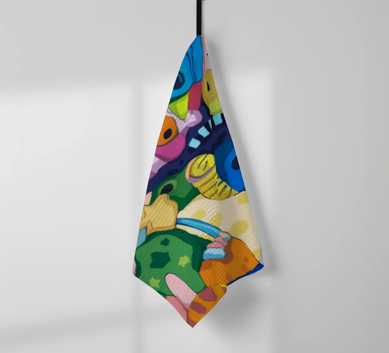 Luminous Fantasy Realm tea towel by Monarco Virtuoso