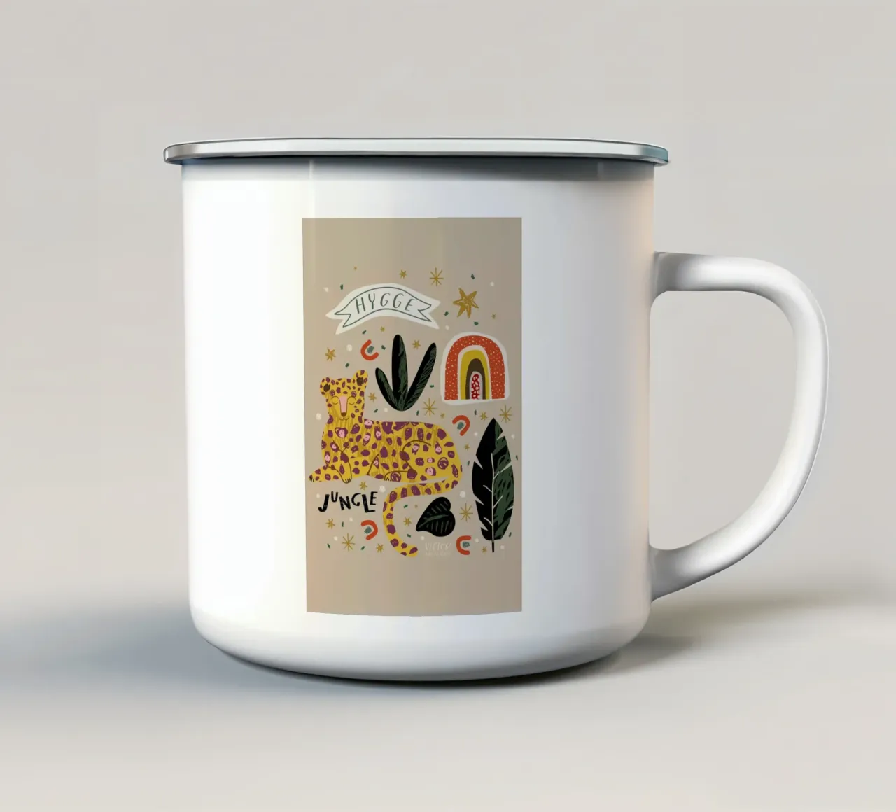 My Head Is A Jungle tazza in smalto da Pure