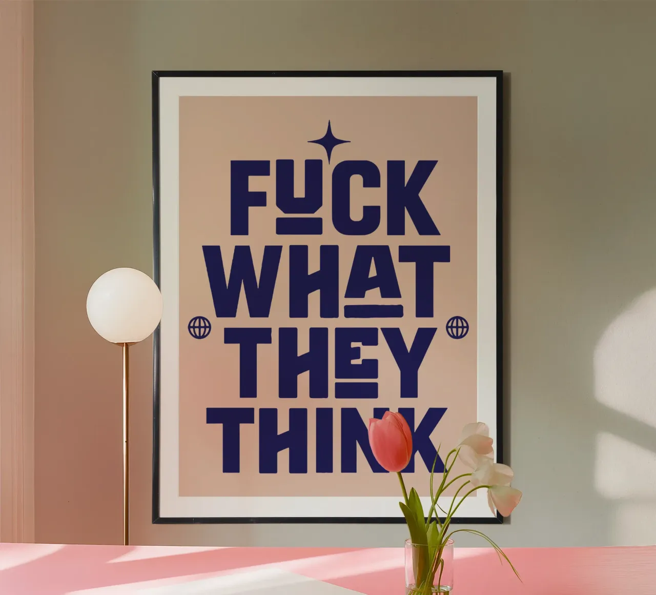 Fanculo a quello che pensano poster da Gunawan Rb