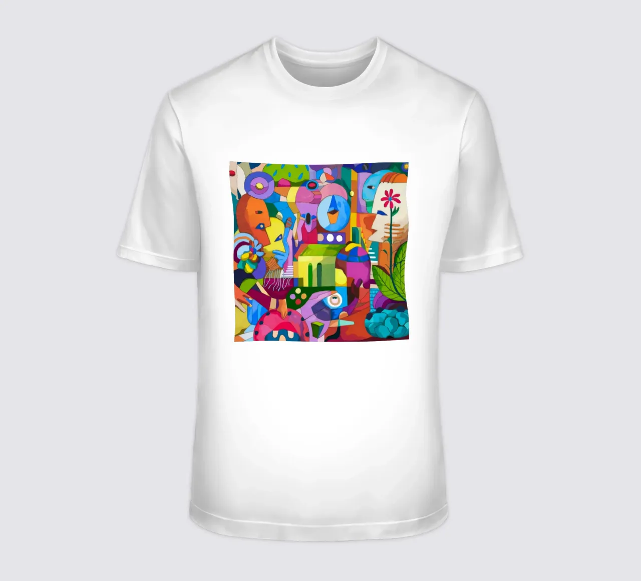 Dynamic Color Explosion t-shirt by Monarco Virtuoso