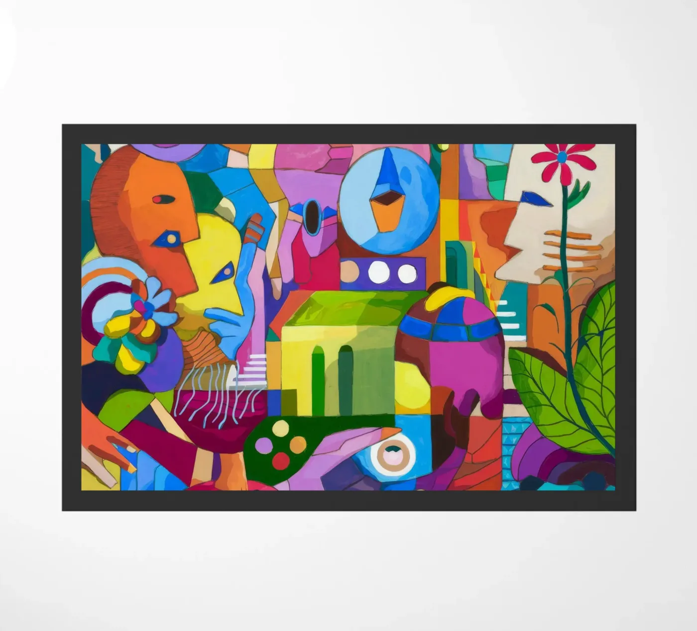 Dynamic Color Explosion doormat by Monarco Virtuoso