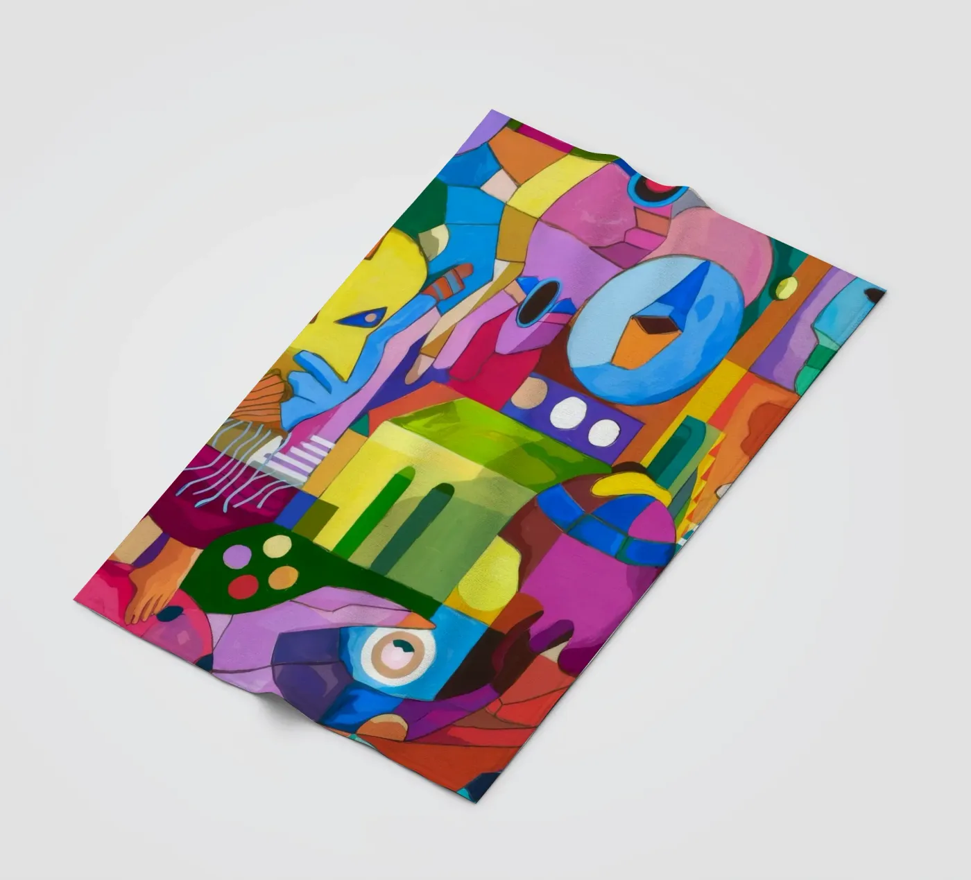 Dynamic Color Explosion Fleecedecke von Monarco Virtuoso