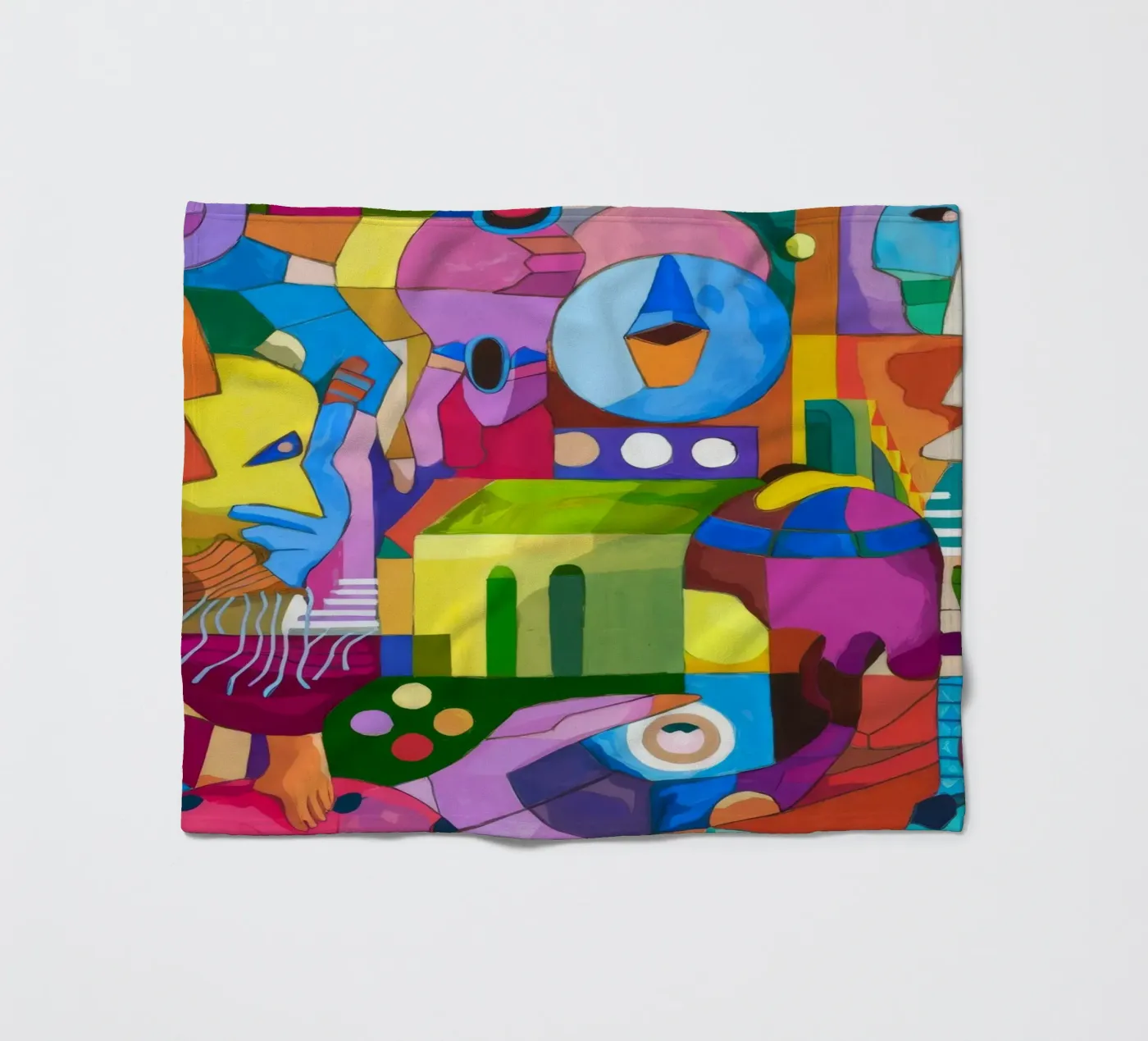 Dynamic Color Explosion Fleecedecke von Monarco Virtuoso