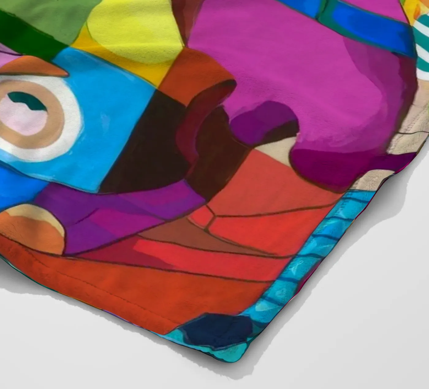 Dynamic Color Explosion Fleecedecke von Monarco Virtuoso