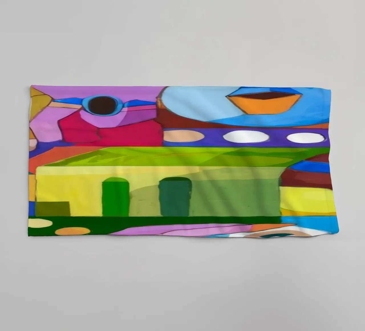 Dynamic Color Explosion towel by Monarco Virtuoso