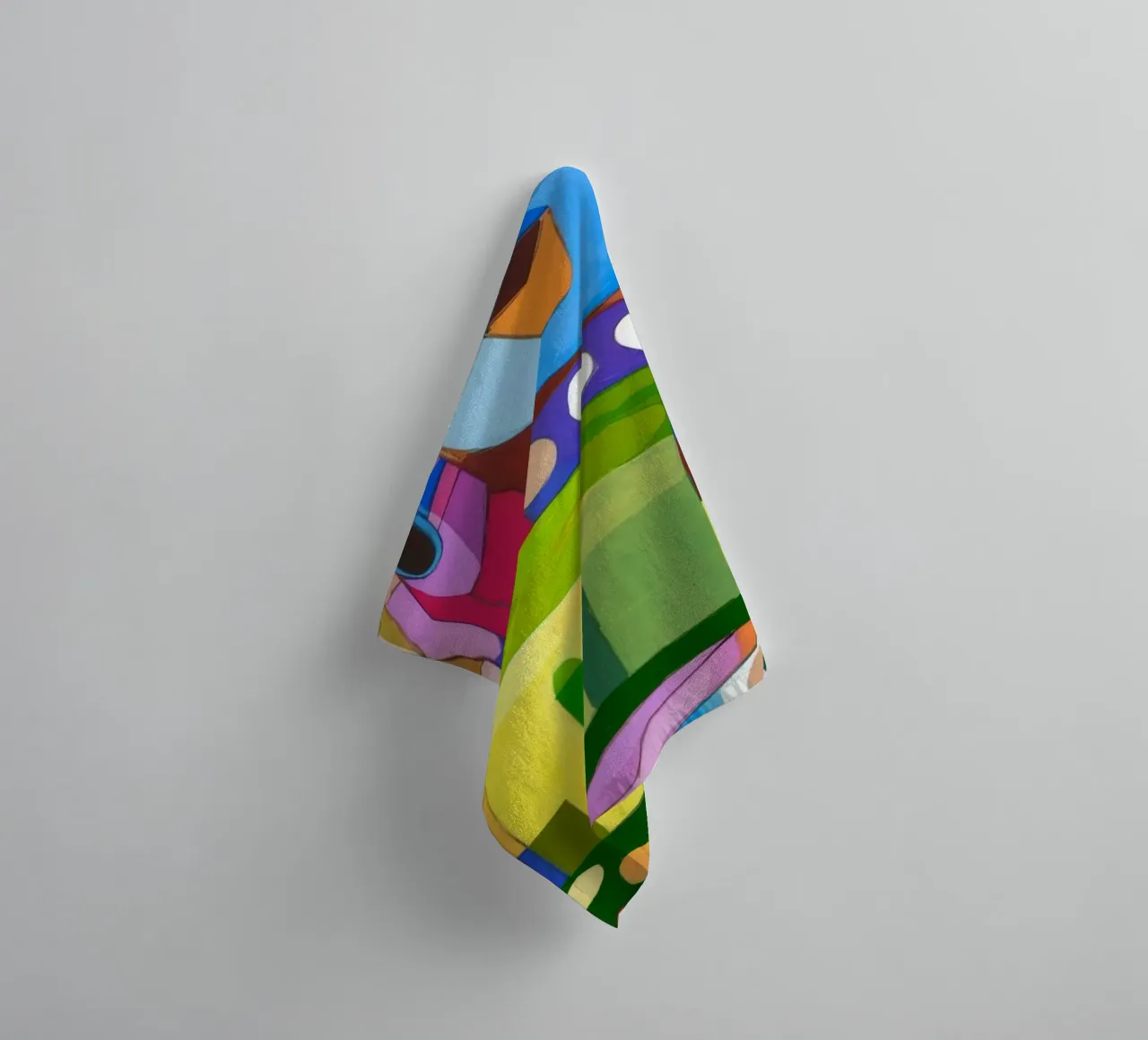 Dynamic Color Explosion towel by Monarco Virtuoso